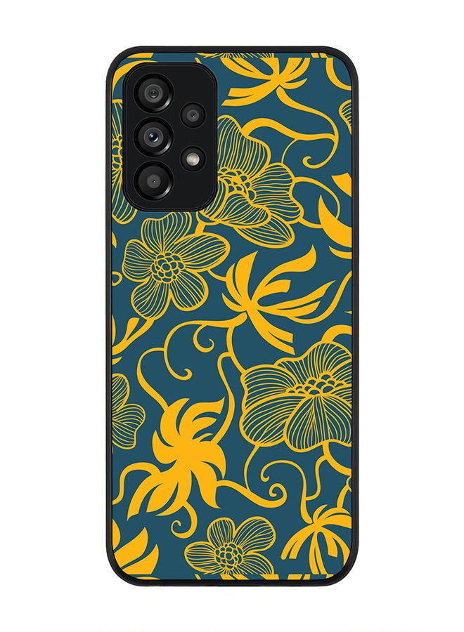 Stylizedd حافظة حواف سوداء متينة لهاتف سامسونج جالاكسي A73 5G - حافظة مرنة من المطاط مع حواف مضادة للسقوط - نمط أوروبي - Image 1