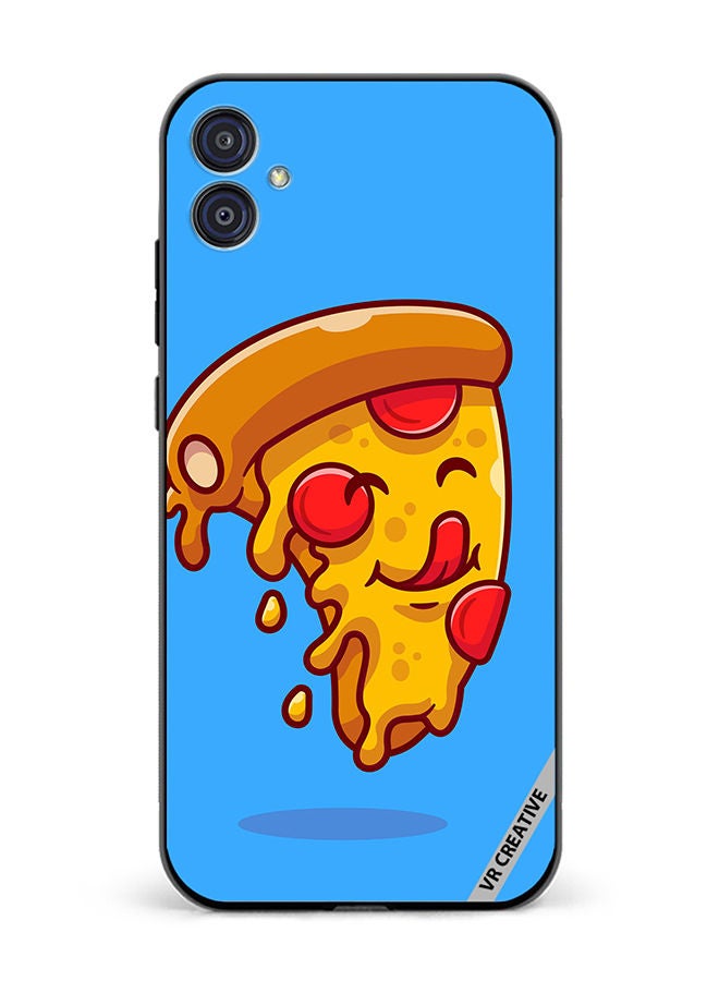 VR CREATIVE Protective Case Cover For Samsung Galaxy M04/F04 Pizza Design Multicolour - Image 1