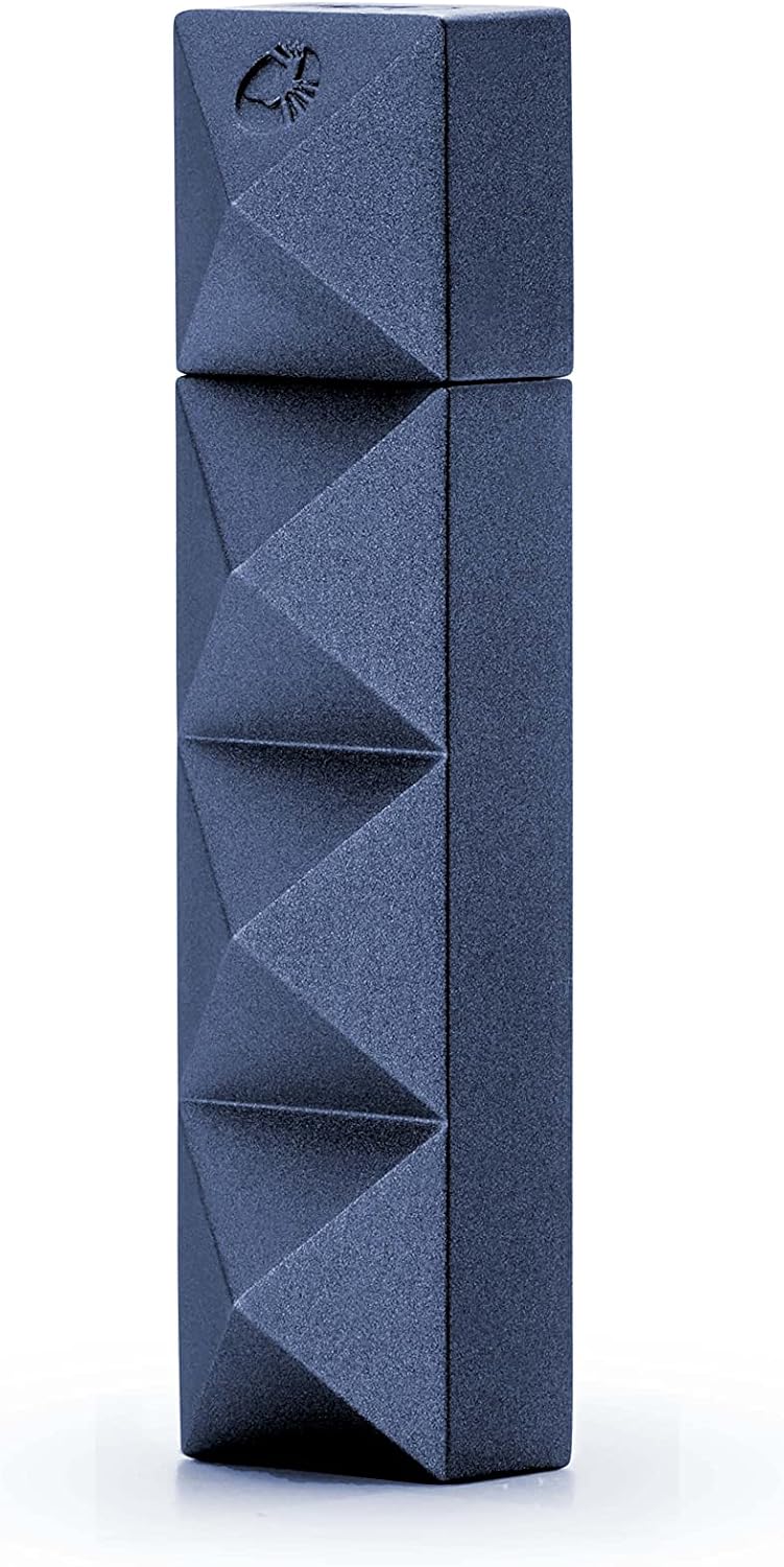 Quasar Punch 3-in-1 Cigar Cutter - 7mm, 9mm, 12mm Blades, Stainless Steel, 60+ Ring Gauge, Gift Box (Metallic Midnight Blue)
