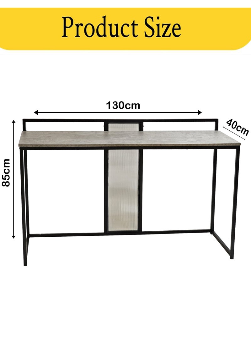 Living Rectangular Console Table Metal Frame 130*85*40 CM - Image 3