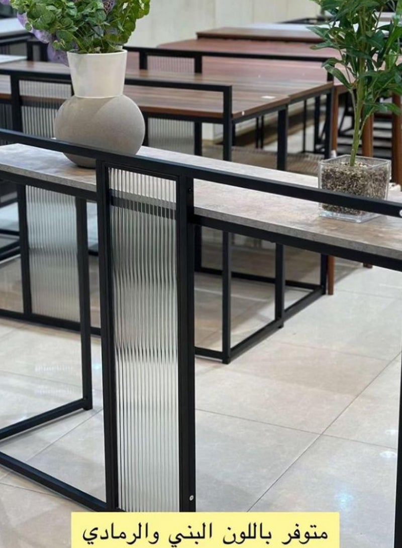 Living Rectangular Console Table Metal Frame 130*85*40 CM - Image 4