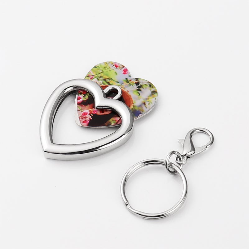 Personalized master customized photo jewelry pendant picture carving key chain jewelry 20 sets YSK19004 - Image 2