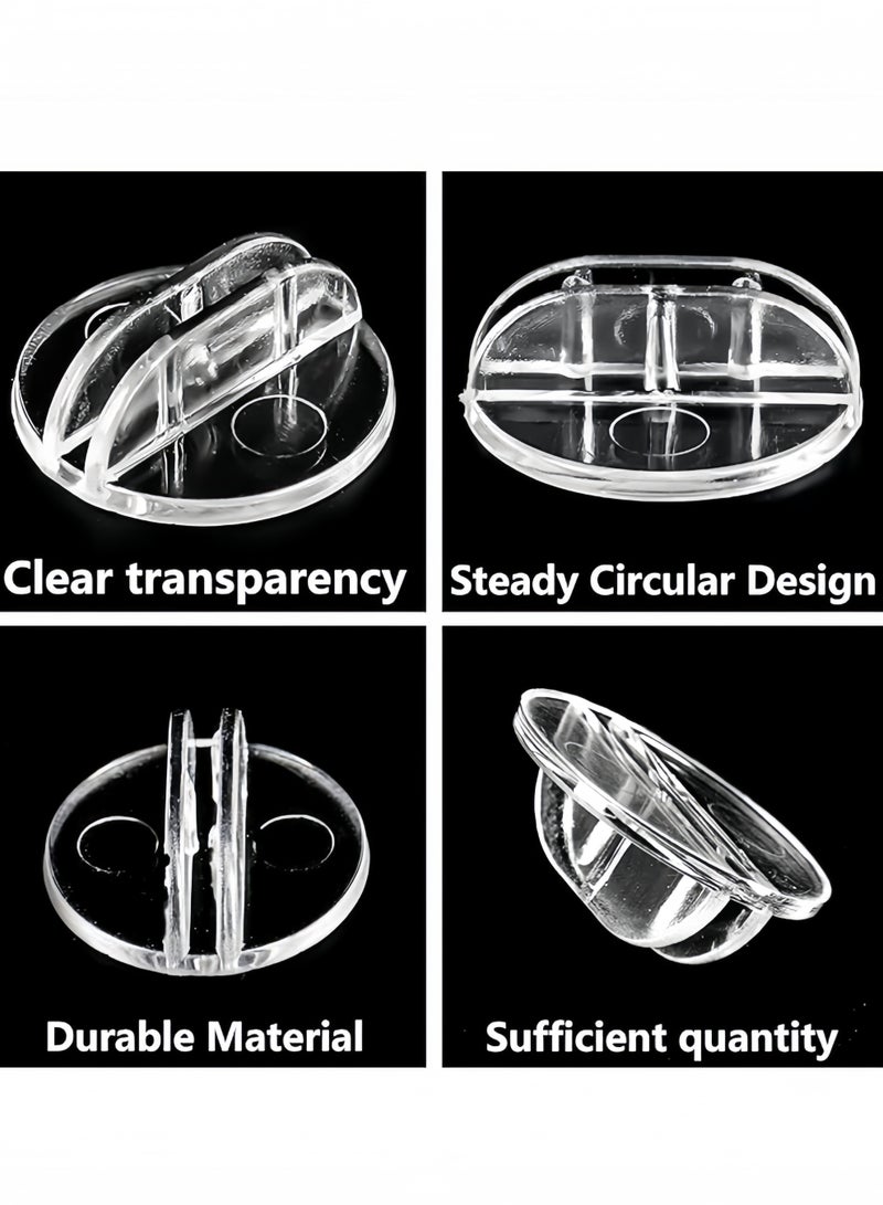 ٥٠ قطعة من حاملات البطاقات الشفافة، قواعد بطاقات أكريليك مصغرة، حوامل بطاقات الألعاب، حاملات بطاقات العمل البلاستيكية، حامل عرض بطاقات الأماكن - Image 5