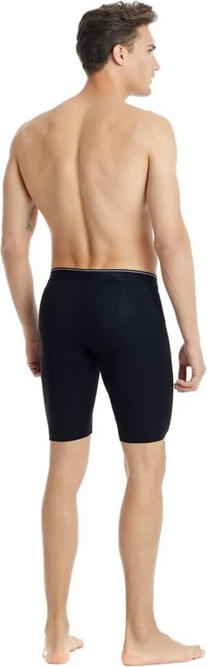 بلاك سباد Tender Cotton Long Leg Black Boxer C0T3N2O9