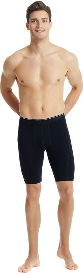 بلاك سباد Tender Cotton Long Leg Black Boxer C0T3N2O9