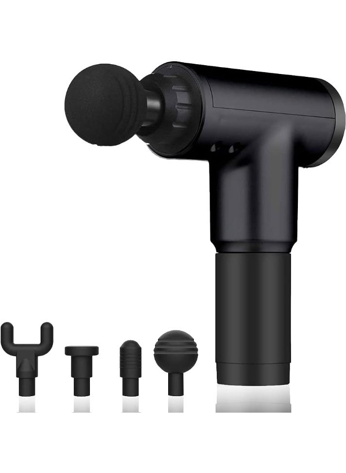 جهاز مساج محمول للجسم والرقبة والظهر – لتخفيف الألم – 6 سرعات و4 رؤوس – ألوان متعددة - Image 1