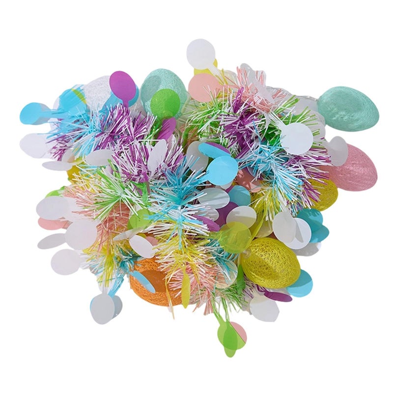 Easter Tinsel Garland Foil Decor Lightweight Reusable For Walls Ceilings Arches Party - Image 2