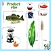 KDPATFAV 24PCS Gone Fishing Cake Topper Fisherman Fish Cake Decoration for Catching the Big One Birthday Theme Party Supplies - Image 4
