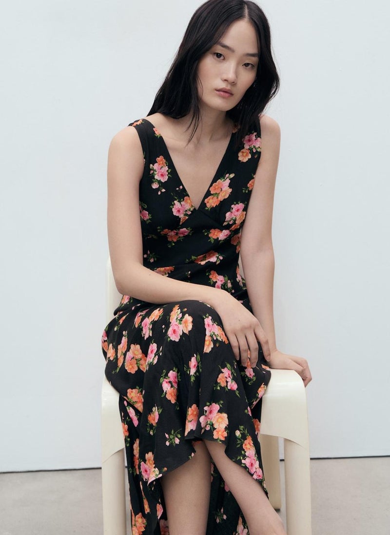 MANGO Floral Print Maxi Dress  - Image 3