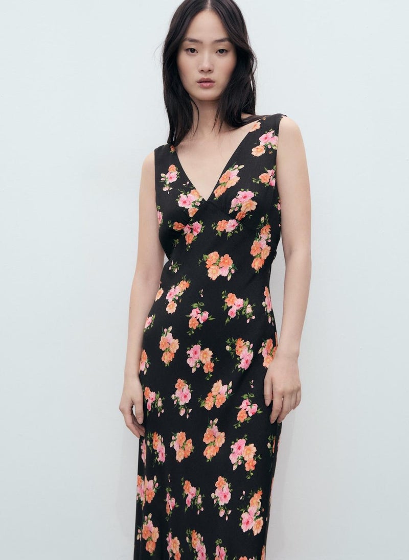 MANGO Floral Print Maxi Dress  - Image 4