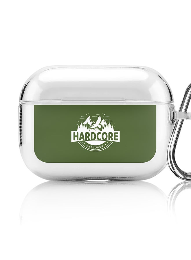 Stylizedd Classic Clear printed Case for Apple AirPods Pro 2nd Generation Thin Transparent Cover [Designed for Apple AirPods Pro 2nd Generation] - Hardcore Explorer - Image 1