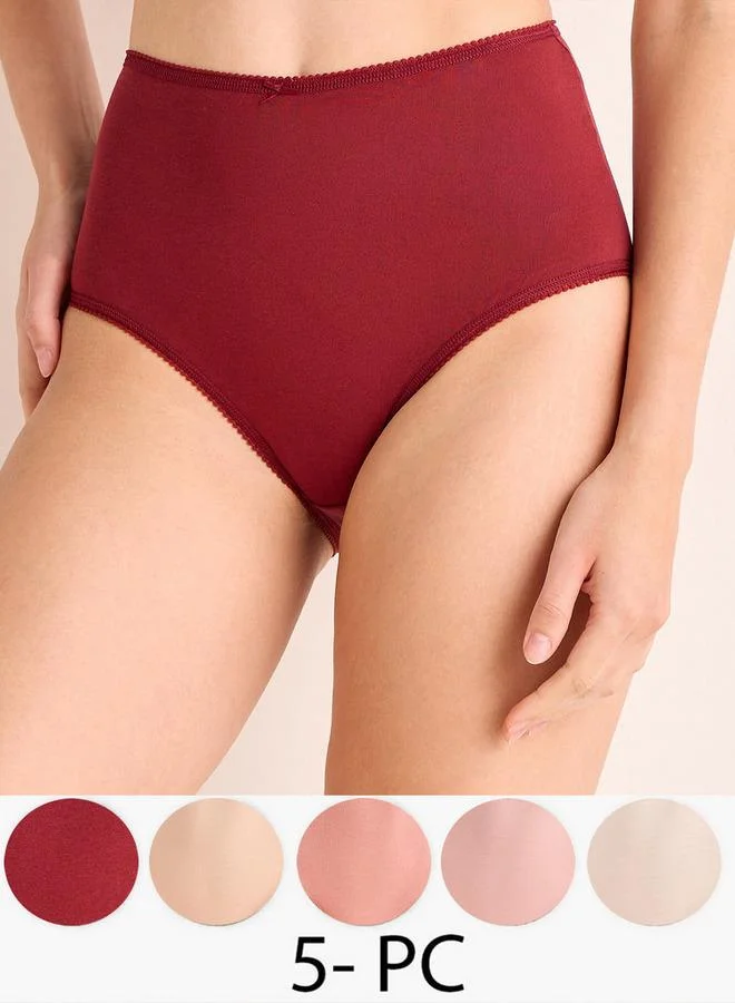 سبلاش فيڤ Pack of 5 - Intimates High Waist Full Briefs