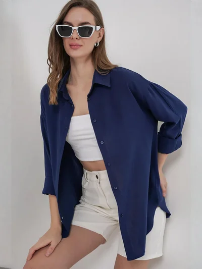 بيغ دارت قميص بأزرار أساسي من بي دارت