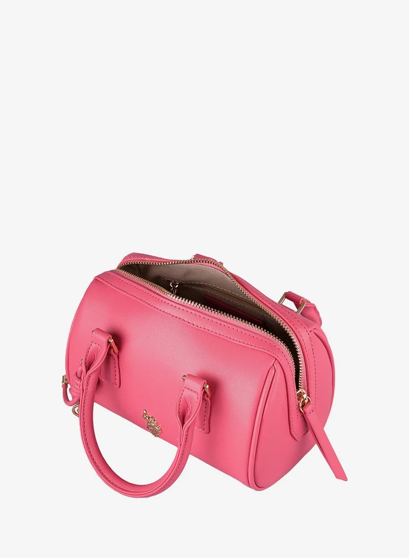 U.S. Polo Assn. PINK U.S. Polo Assn. Women's Shoulder Bag, Ladies Large Capacity Hobo Bag, Handbag Tote Bags Clutch Bag, Women's Leather Hobo Bag, Women's Tote Bag, Women's Shoulder Bag, Women's Hand Bag, Women's Travel Bag, for Office Sling Bag Side Bag and Girls College Students for Women | Best Price UAE