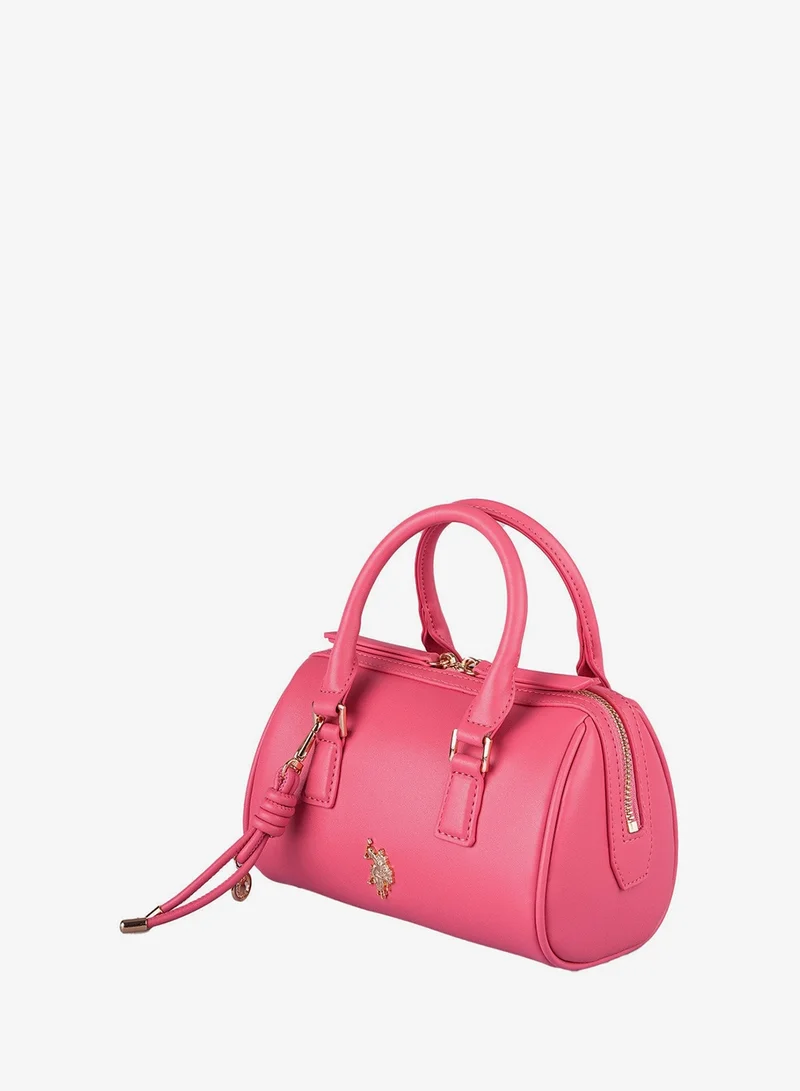 U.S. Polo Assn. PINK U.S. Polo Assn. Women's Shoulder Bag, Ladies Large Capacity Hobo Bag, Handbag Tote Bags Clutch Bag, Women's Leather Hobo Bag, Women's Tote Bag, Women's Shoulder Bag, Women's Hand Bag, Women's Travel Bag, for Office Sling Bag Side Bag and Girls College Students for Women | Best Price UAE