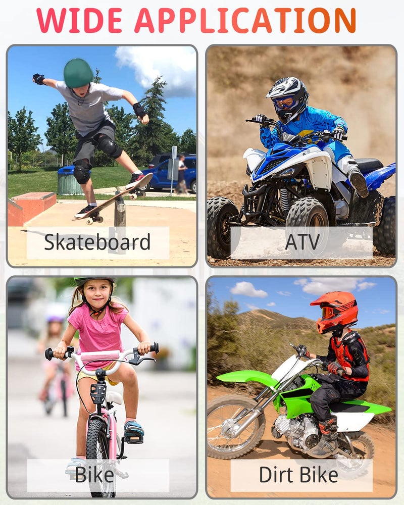 StarknightMT Kids Dirt Bike Gear - Youth Motorcycle Riding Protective Gear ATV Chest Protector Motocross Armor Suit for Boys Girls Mountain Biking Cycling, Red - Image 5