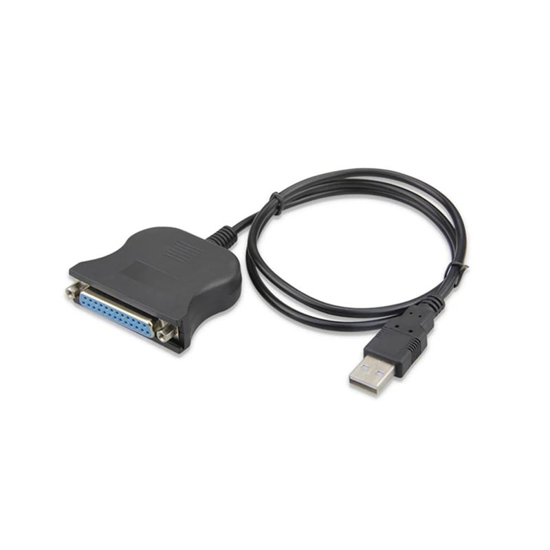 USB to IEEE 1284 DB25 25 Pin Parallel Printer Female Adapter Cable Cord - Image 4