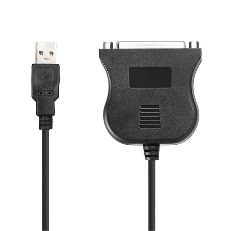 USB to IEEE 1284 DB25 25 Pin Parallel Printer Female Adapter Cable Cord - Image 2