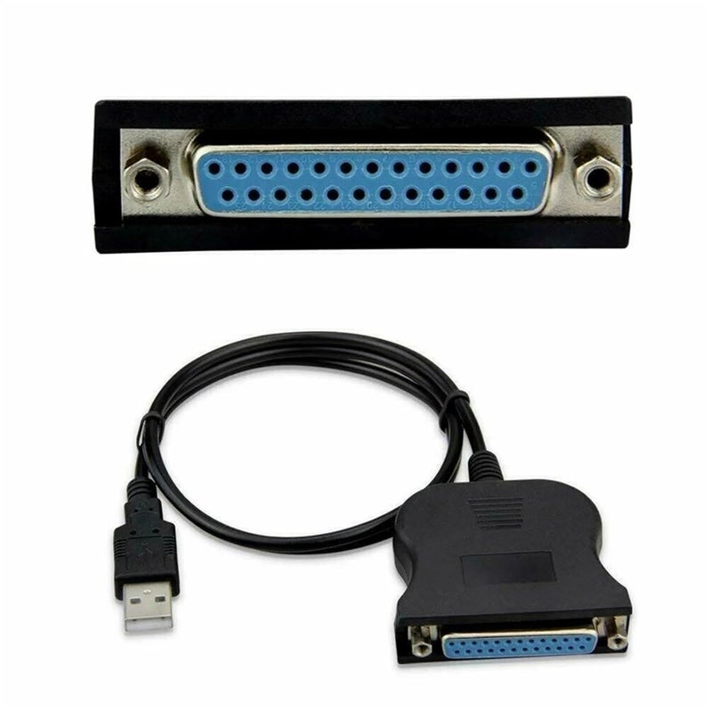 USB to IEEE 1284 DB25 25 Pin Parallel Printer Female Adapter Cable Cord - Image 3