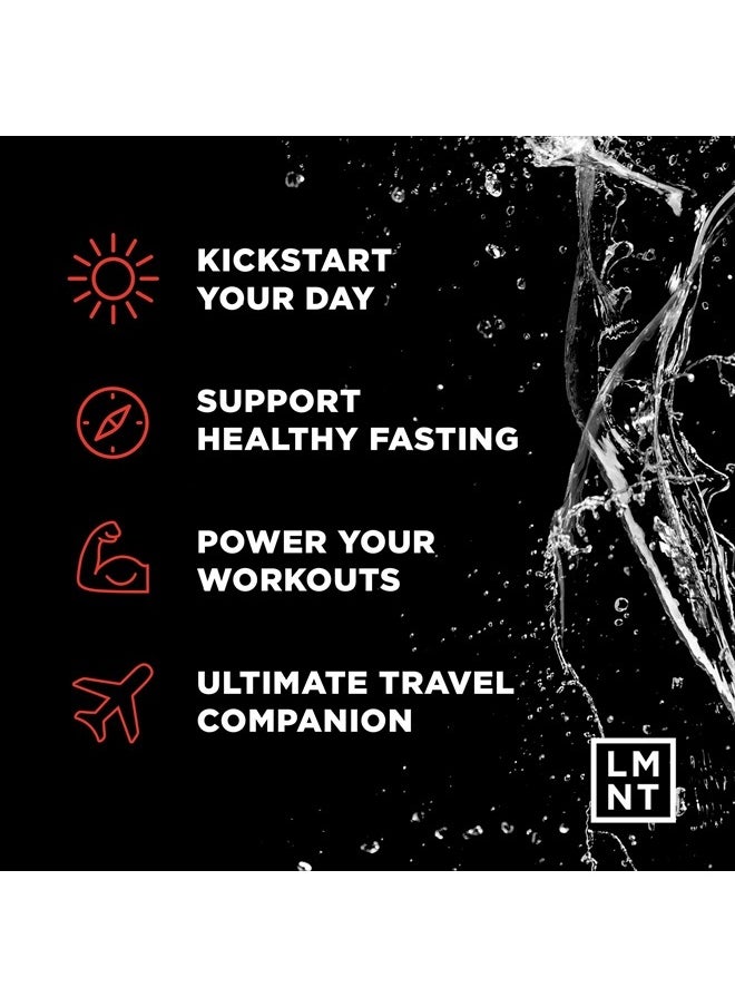 Elemental Labs - LMNT Electrolyte Drink Mix, Watermelon Salt 30 Sticks Each 0.21 oz - Image 1