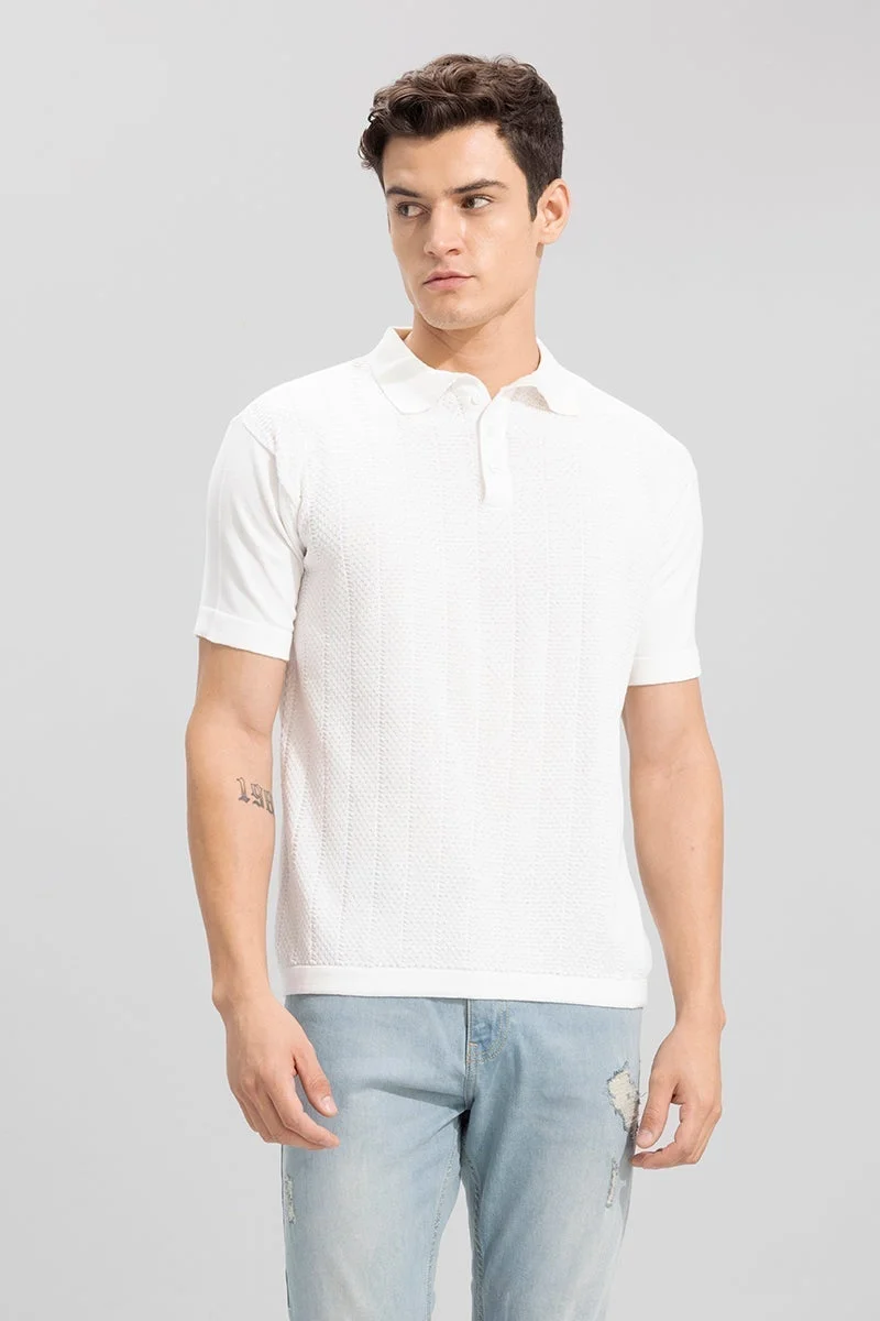 SNITCH Canyon White Polo T-Shirt