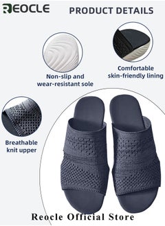 REOCLE Women's Platform Sandals Stretch Orthopedic Sandals Open Toe Breathable Platform Shoes Beach Slippers Washable Slippers Comfort Walking Wedges  - Image 4