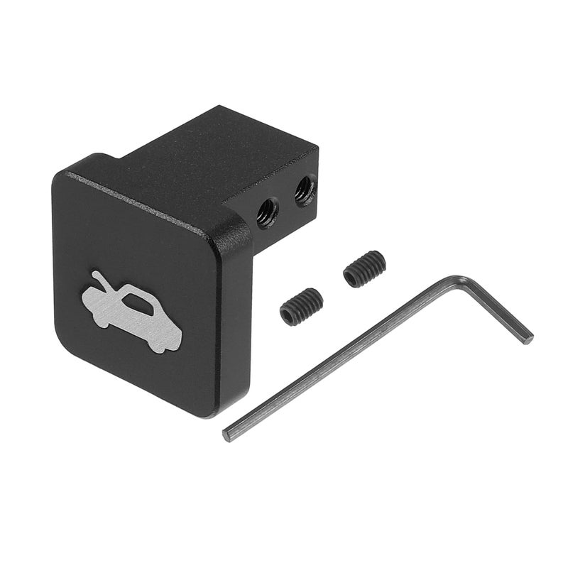 A ABSOPRO Hood Latch Release Handle Repair Kit for Honda Civic 19962011 for Honda CRV 19972006 for Honda Element 20032011 Aluminum Alloy Black