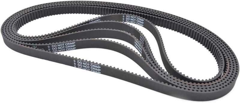 Timing Belt， Drive Belt ， 2Pcs HTD3M-453 Width 20mm Arc Teeth Rubber Synchronous Belt, Pitch 3mm Power Transmission Closed-loop Timing Belt, Total Pitch Length 453mm ( Color : HTD3M 450 (150 Tooth) , - Image 1