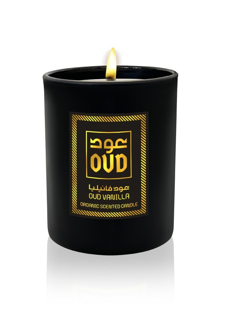 Oud Luxury Collection Oud Organic Scented Candle - Oud Vanilla 220ml  - Image 4