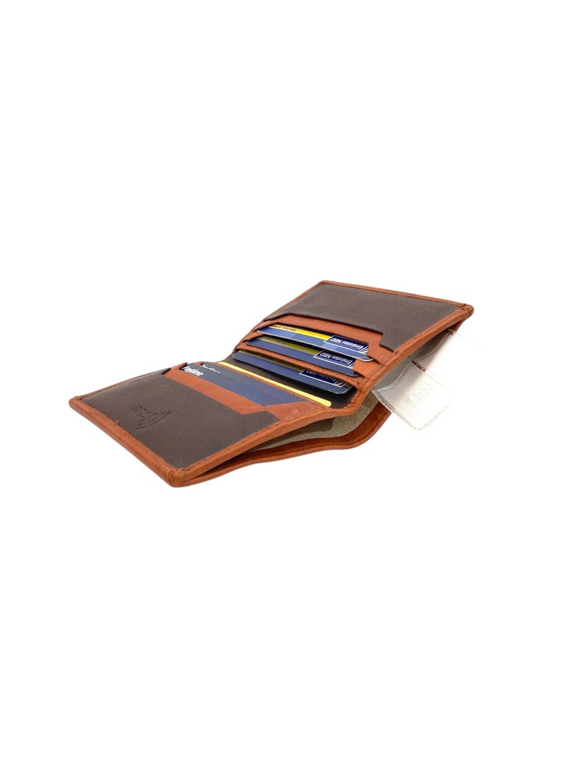 LAVERI LEATHER Slim Outside Cards & Cash Wallet # RFID 1654 EL - Image 3