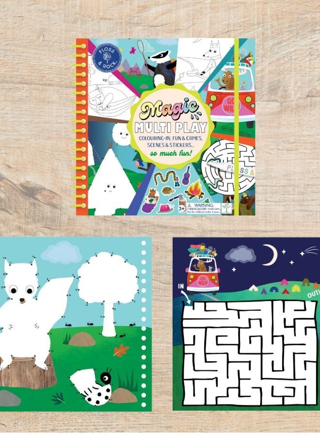 Floss & Rock Colourful Activity Pad Fun Games - Image 1