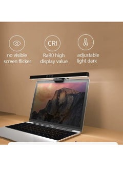 Uwals 50cm-Computer Monitor Lamp, Light Bar for Eye Caring, e-Reading LED Task Lamp with Auto-Dimming & Stepless Hue Adjustment, Touch Control, No Screen Glare Space Saving Home Office Lamp- 1pcs  - Image 3