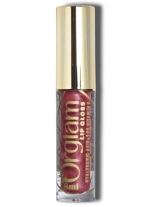Orglam Rossey lip gloss-Long Lasting (Hyaluronic acid+10x vitamin E)