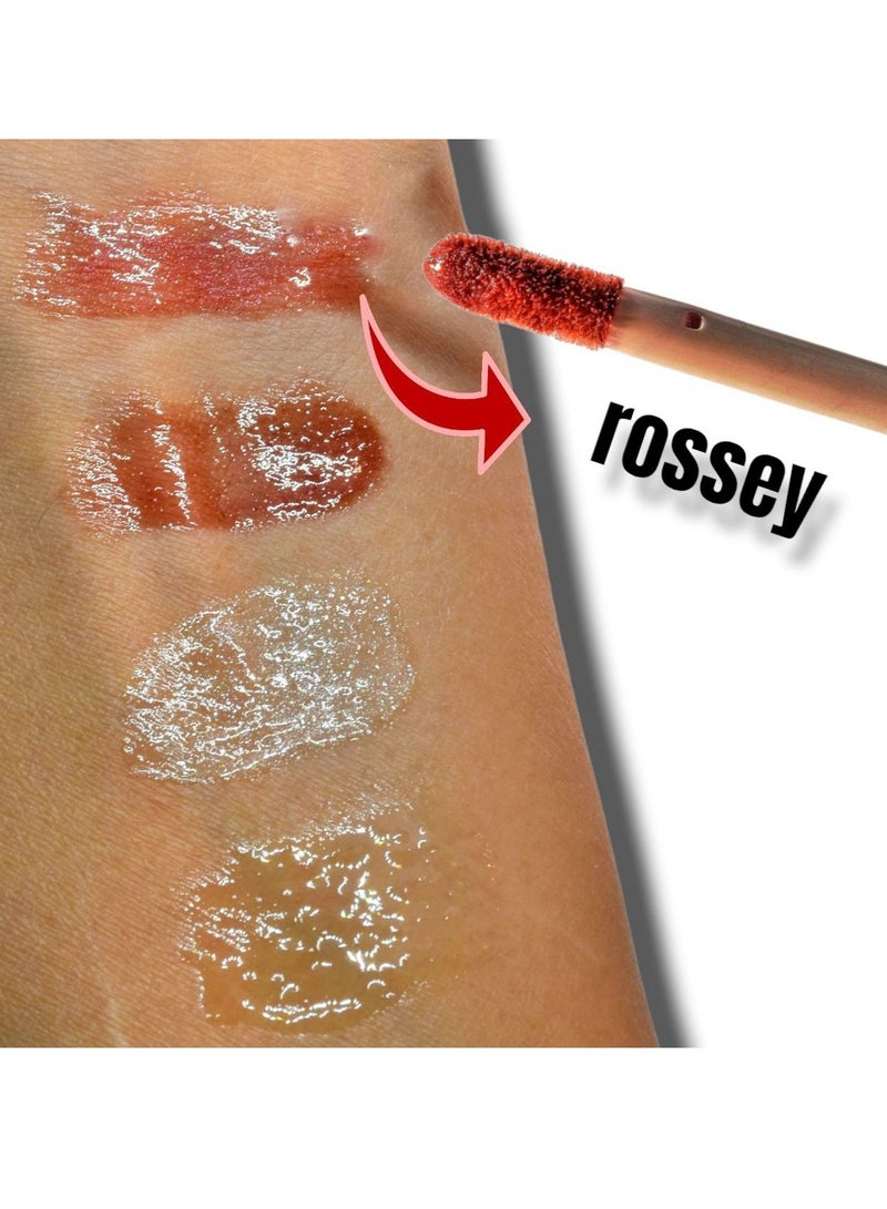 Orglam Orglam Rossey lip gloss-Long Lasting (Hyaluronic acid+10x vitamin E)  - Image 2