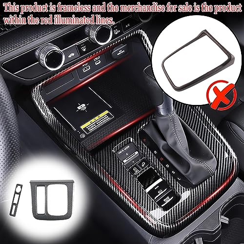 MUXEE for Honda CRV CRV 2023 2024 2025 2026 Car Center Console Frame Cover ABS Gear Shift Panel Frame Carbon Fiber Sport Interior Accessories - Image 3