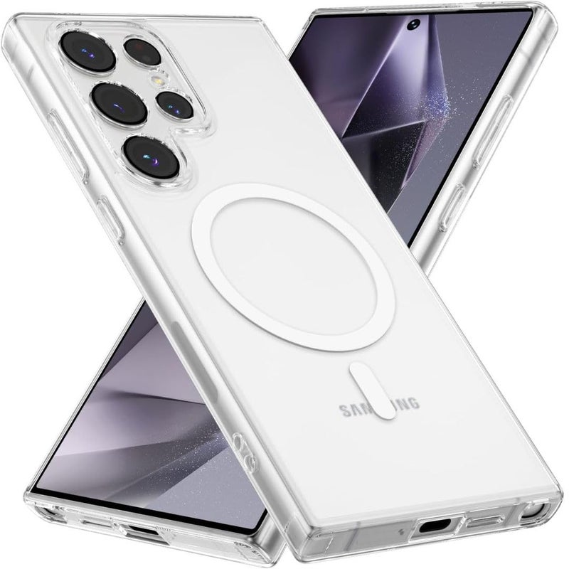ShieldTech Back Cover Case for Samsung Galaxy S25 Ultra 5G | Mag-Safe Compatible | Transparent Mobile Phone Cover Case for Samsung Galaxy S 25 Ultra 5G / Samsung S25 Ultra 5G | TPU Transparent Case - Image 1