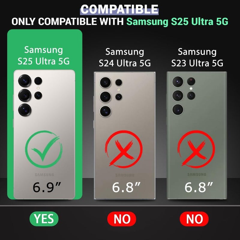 ShieldTech Back Cover Case for Samsung Galaxy S25 Ultra 5G | Mag-Safe Compatible | Transparent Mobile Phone Cover Case for Samsung Galaxy S 25 Ultra 5G / Samsung S25 Ultra 5G | TPU Transparent Case - Image 2