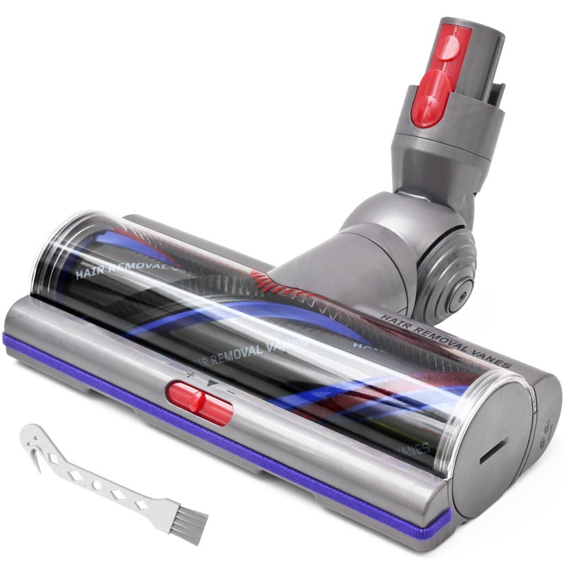 Tivcroxs Upgrade High Torque Brush Head Replacement Vacuum Head for Dyson V7 V8 Cyclone V10 V11 V15 SV10 SV11 SV12 SV14 SV15 Cordless Vacuum Cleaner, Quick Release Motor-Head Brush for,Adjustable Suction - Image 1