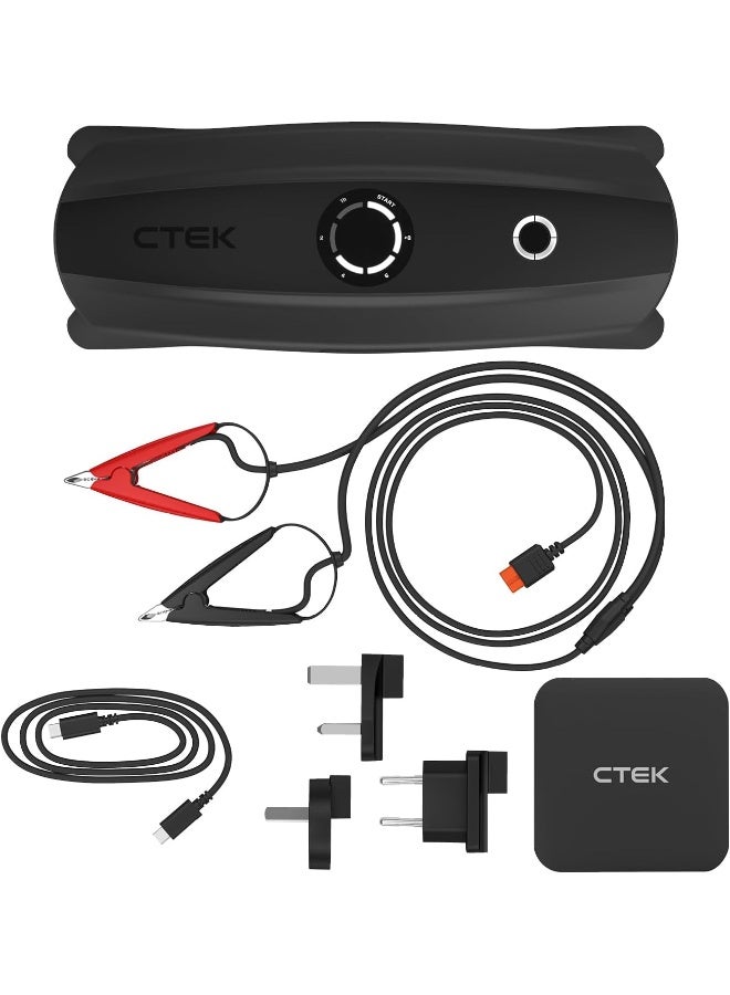 CTEK CS-FREE, 12V, Portable Battery Charger, Smart Maintainer & Adaptive Booster Technology, UK Plug - Image 2