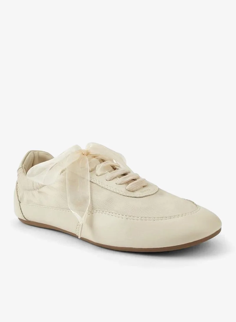 Celeste Women's Bow Accent Lace-Up Sneakers