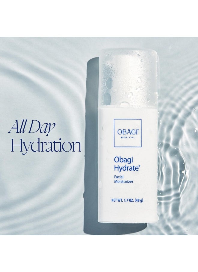 Obagi Medical Obagi Hydrate Facial Moisturizer - Non-Comedogenic Intensely Hydrating All Day Moisturizer that Combats Dryness with Tara Seed Extract, Shea Butter & Avocado Oil - All Skin Types - 2-Pack, 1.7 oz ea  - Image 2