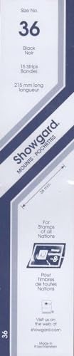 Showgard Strip Style Black Stamp Mounts Size 36 - Image 5