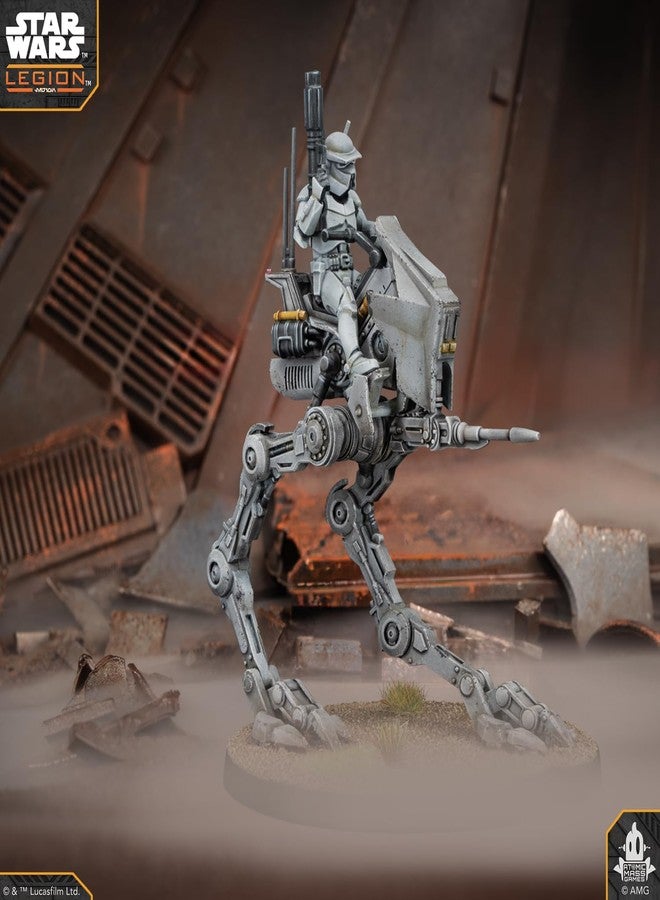 أسمودي لعبة Asmodee Star Wars: Legion Republic AT-RT - لعبة مجسمات مصغرة، لعبة استراتيجية للأطفال والكبار، من عمر 14 عامًا فما فوق، لاعبان، مدة اللعب 3 ساعات - Image 3