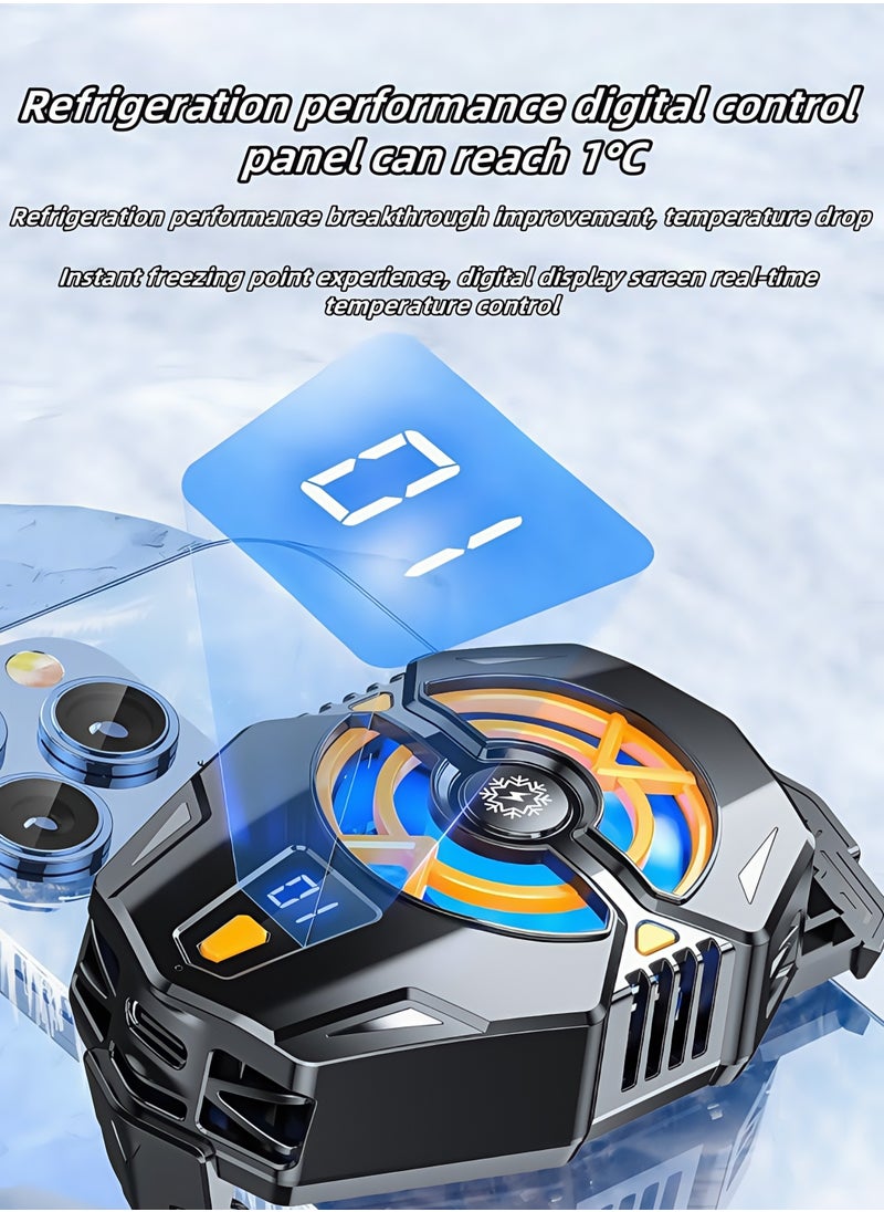 Generic Mobile phone radiator Portable mobile phone radiator Digital display three-speed adjustment for cooling the phone quickly, three-speed adjustment for cooling the phone quickly, suitable for mobile g  - Image 4
