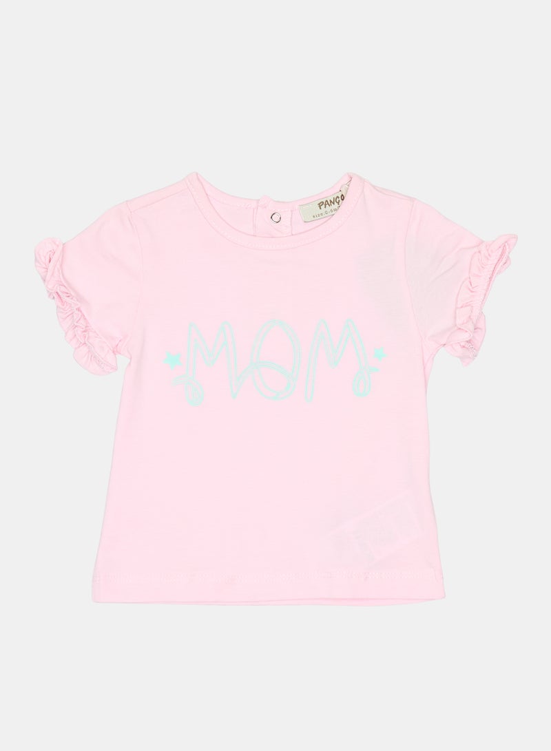 Panco Baby Girls STAR LIGHT T-Shirt with Print Detail - Image 1