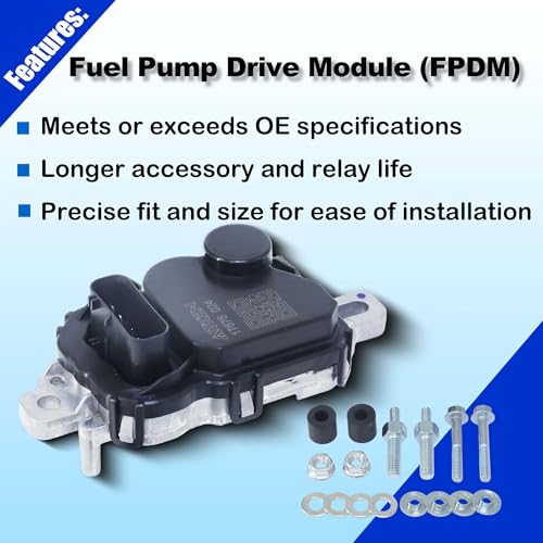 AITKEN Fuel Pump Driver/Control Module (FPDM) with Mounting Bolts for 2004-2008 Ford F-150 Lobo E-Series, Mustang Expedition Escape F-250/350/450/550 Super Duty Replaces 5L8A9D370AA 590-001. - Image 2