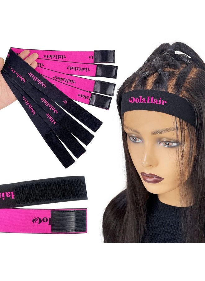 Dolahair Elastic Lace Melting Band Laying Wrap To Lay Edges For Keeping Wigs In Place Headband Wig Holding Accessories (4Pcs/Pack)  - Image 1