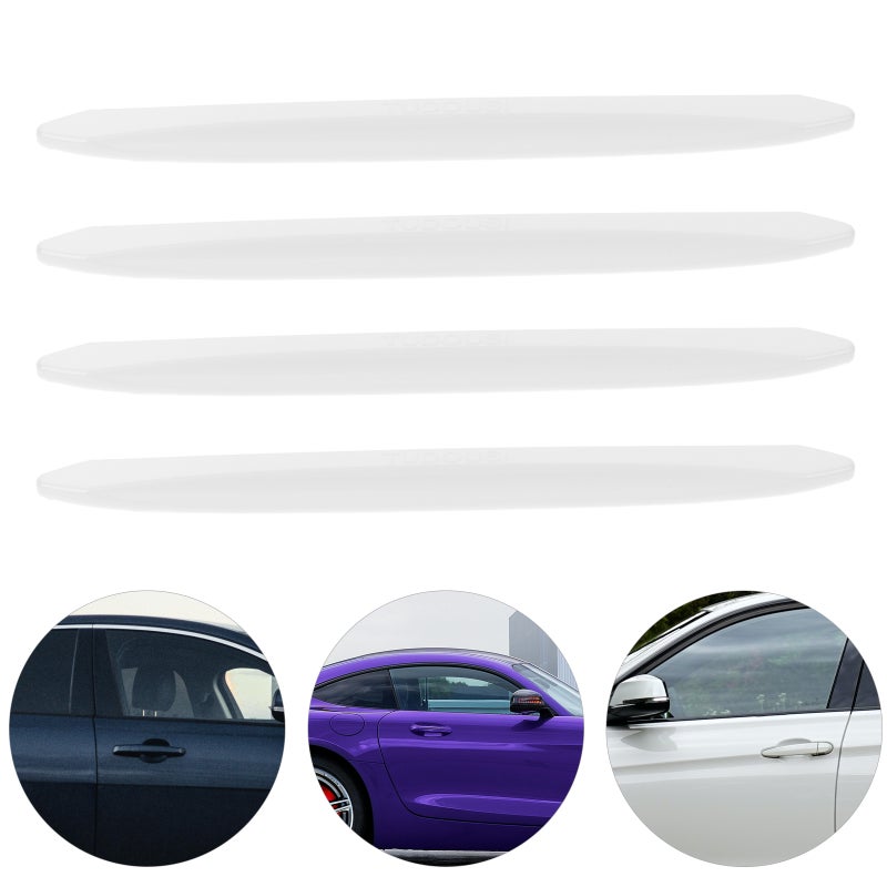 4pcs Car Door Edge Strips Vehicle Side Door Guards Automotive Anti-collision Side Door Strip Protectors - Image 3