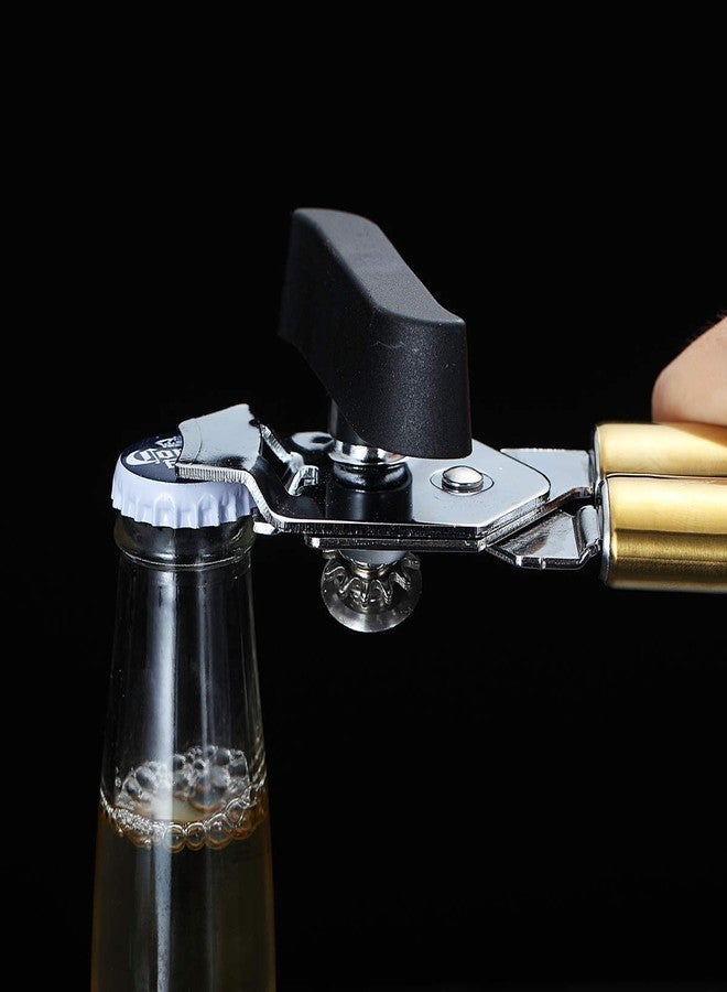 Berglander Can Opener, Stainless Steel Gold Handle, Titainium Golden Plating Handle Hand Held, Smooth Edge Manual Can Opener, Heavy Duty (Gold) - Image 5