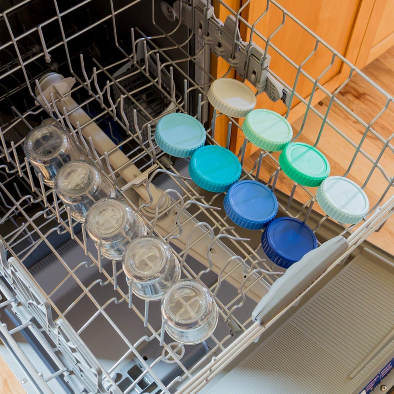 Youngever Glass Baby Food Storage, 4 Ounce Stackable Baby Food Glass Containers with Airtight Lids, Glass Jars with Lids, 8 Coastal Colors (8 Pack) - Image 4